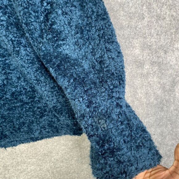 PENDLETON Women’s Sherpa Fleece Deep Pile Blue/Blackwatch Plaid Jacket Sz M - Picture 12 of 12